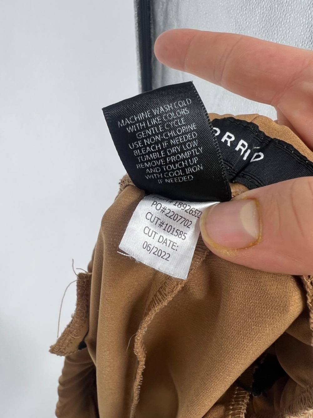 torrid Caramel/Tan Elastic-Waist pants - Picture 11 of 11